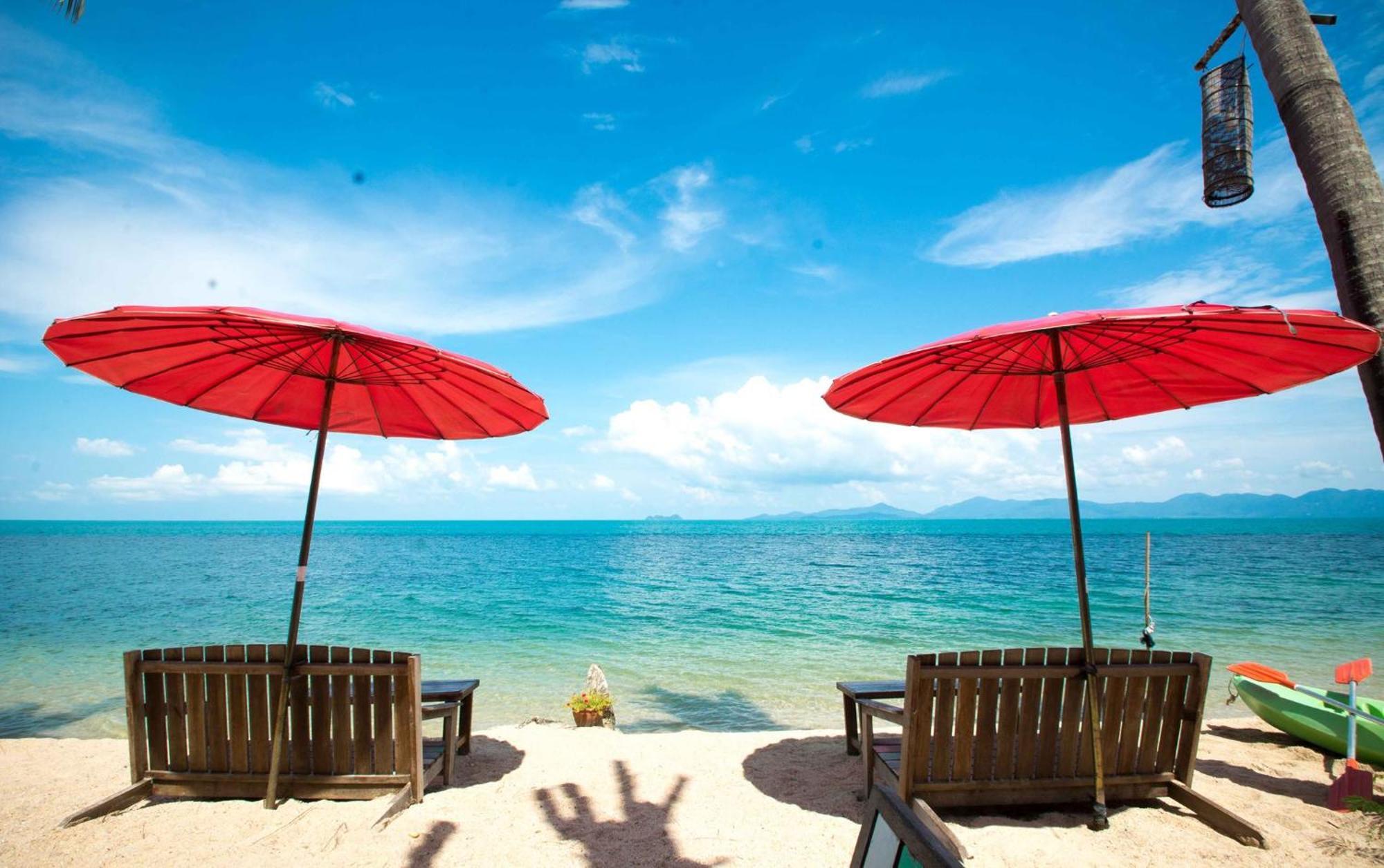 A Little Bungalows By Beach Amphoe Koksamui Exterior foto